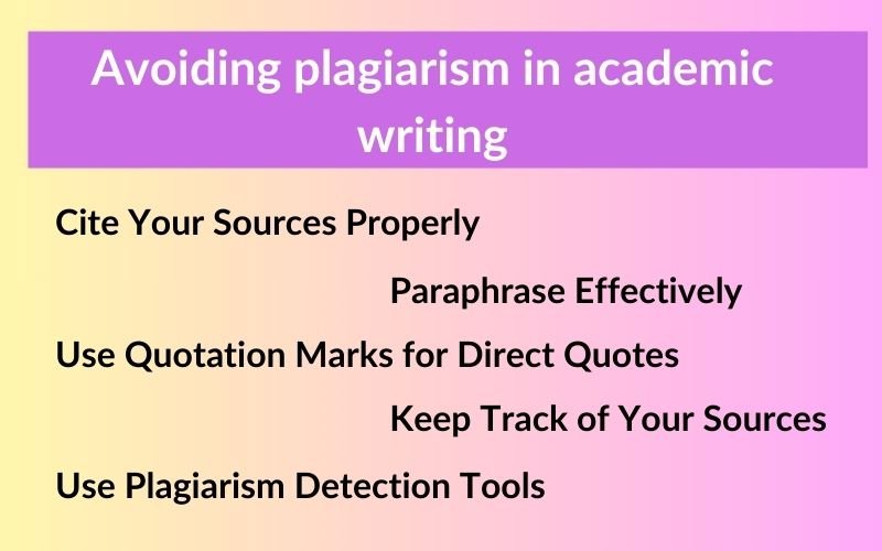 How to Avoid Plagiarism in Academic Writing?