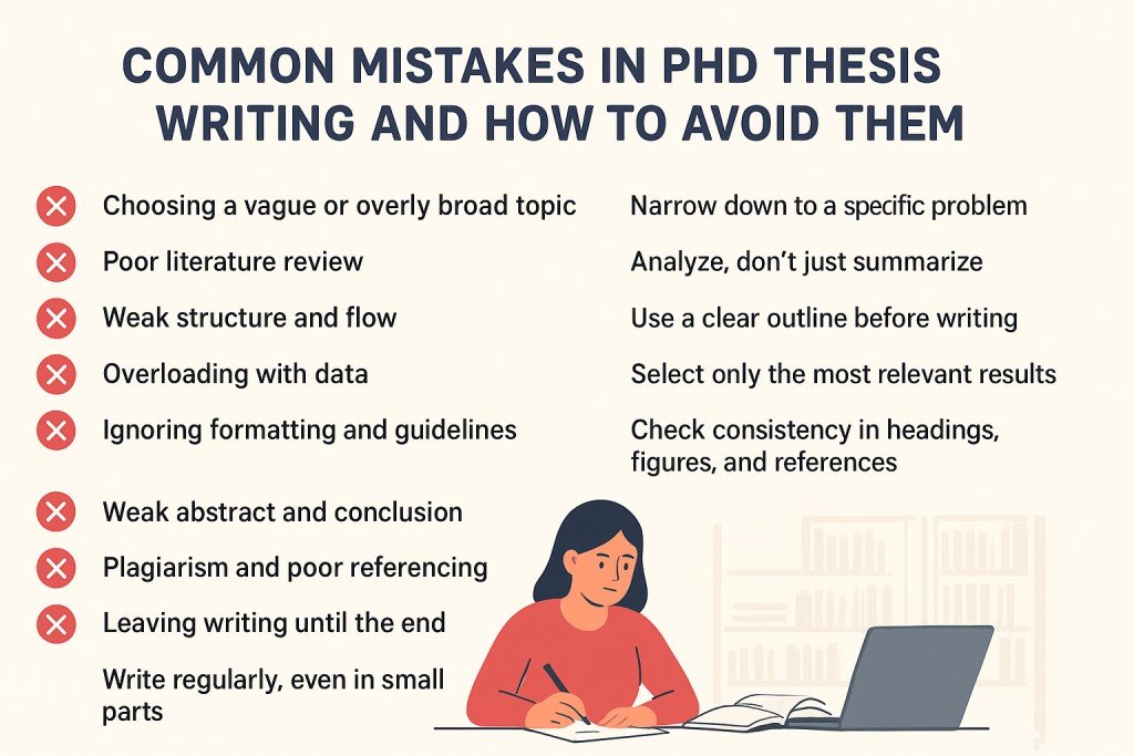 Common Mistakes in PhD Thesis Writing and How to Avoid Them
